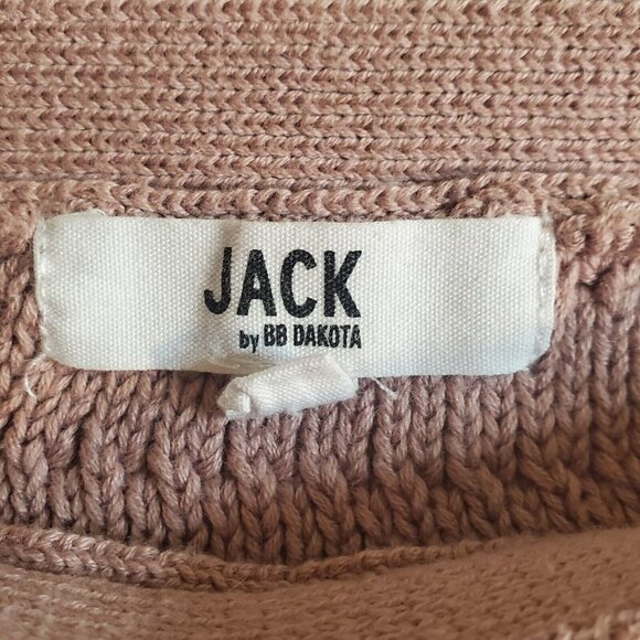 Jack by BB Dakota Sweater Sz Small Womens Pink With Button Designs - Picture 7 of 11